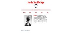 Desktop Screenshot of justinsmallbridge.com