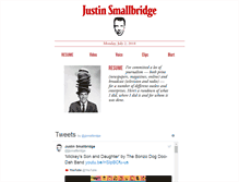 Tablet Screenshot of justinsmallbridge.com